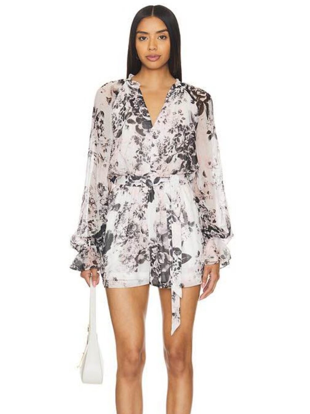 Beautiful Hemant & Nandita floral romper size small
